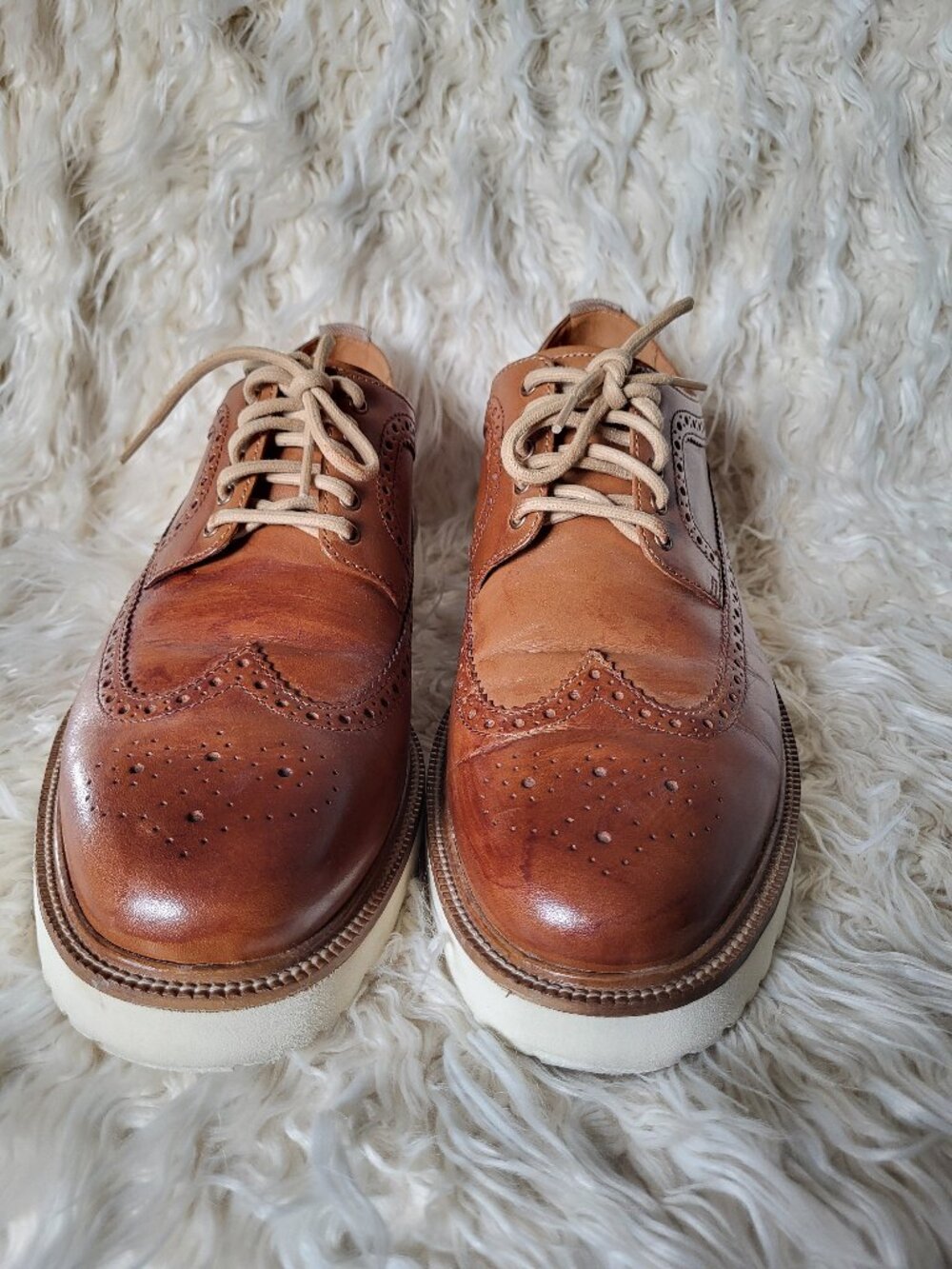 Cole Haan Men's American Classics Longwing Oxford Shoes - Picture 2 of 16